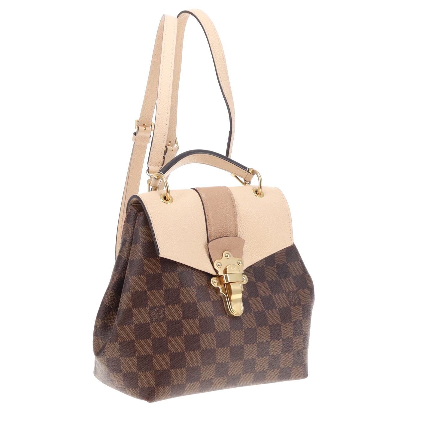Louis Vuitton Clapton Backpack Damier Ebene and Cream SR0220 - 2020
