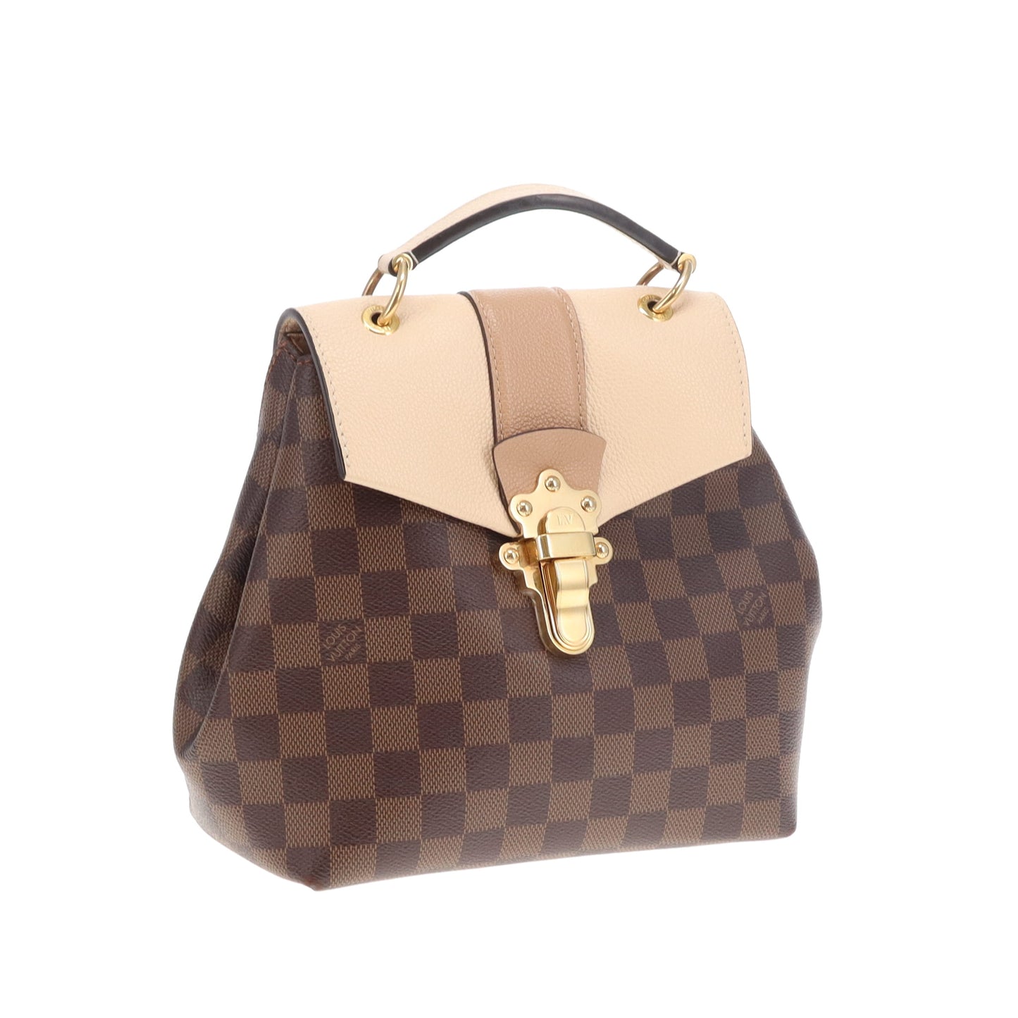 Louis Vuitton Clapton Backpack Damier Ebene and Cream SR0220 - 2020