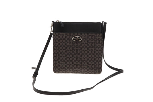 Coach Signature Grey Slim messenger Bag