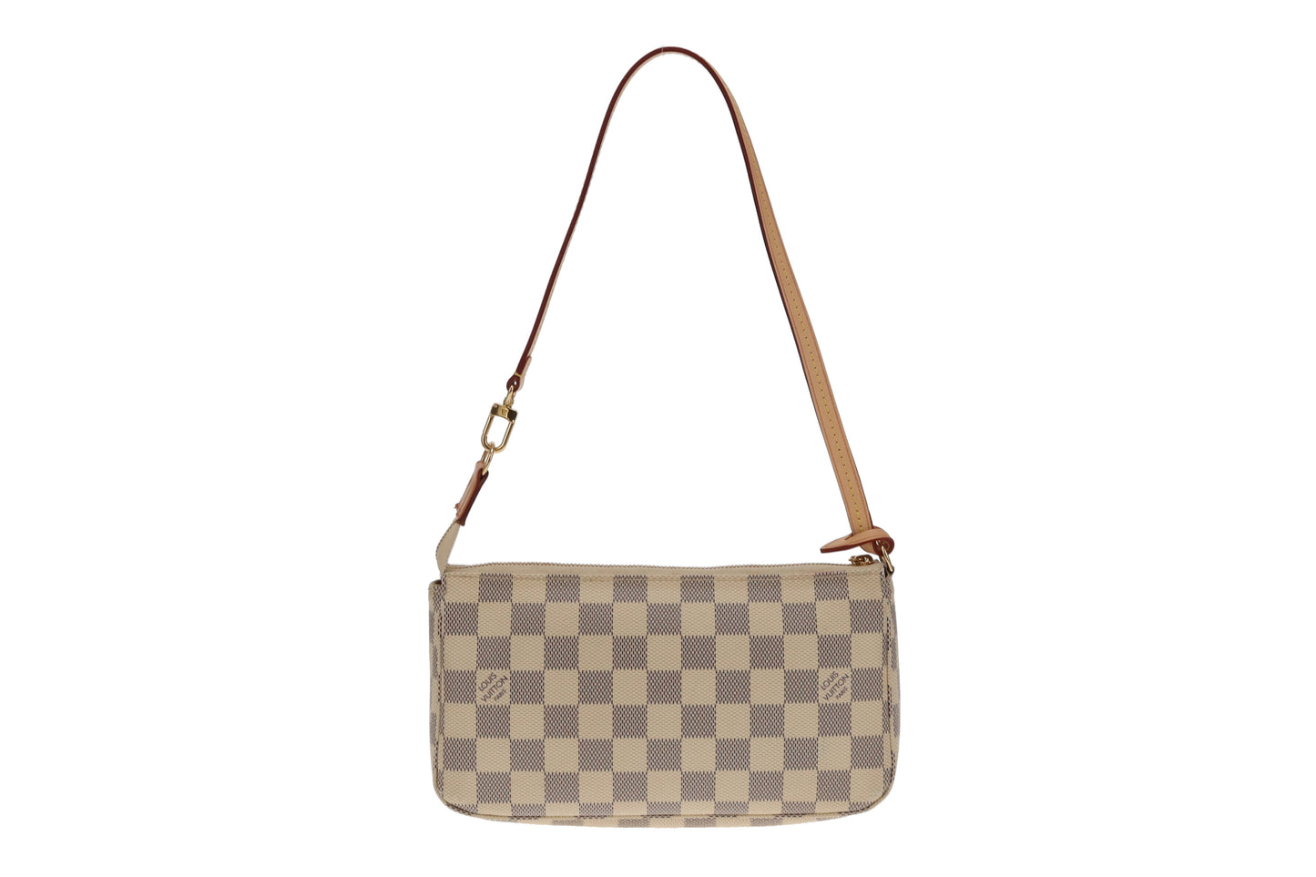 Louis Vuitton Pochette Accessoires Damier Azur with Additional Long Strap MB1148 - 2018