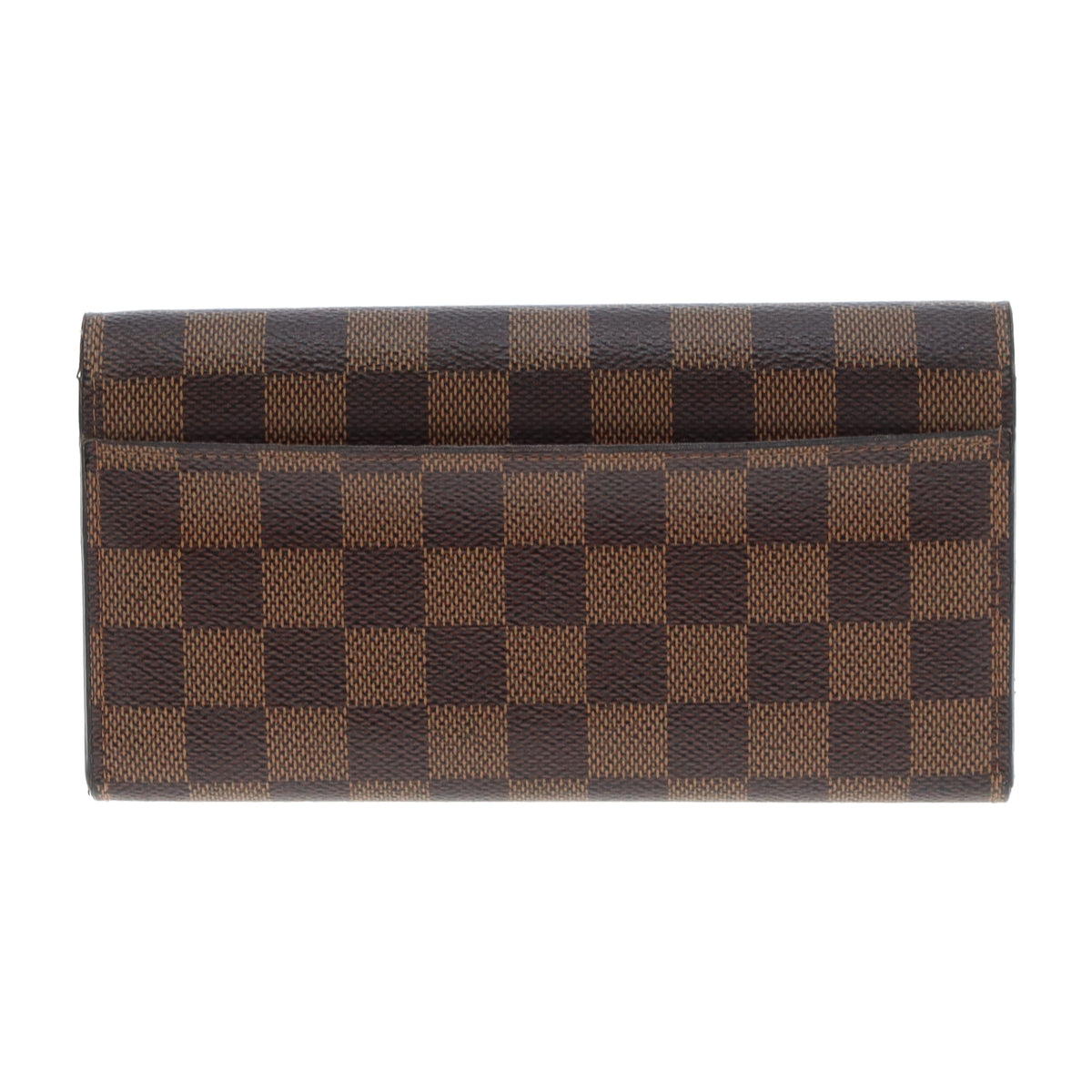 Louis Vuitton Sarah Wallet Damier Ebene Rose Ballerine