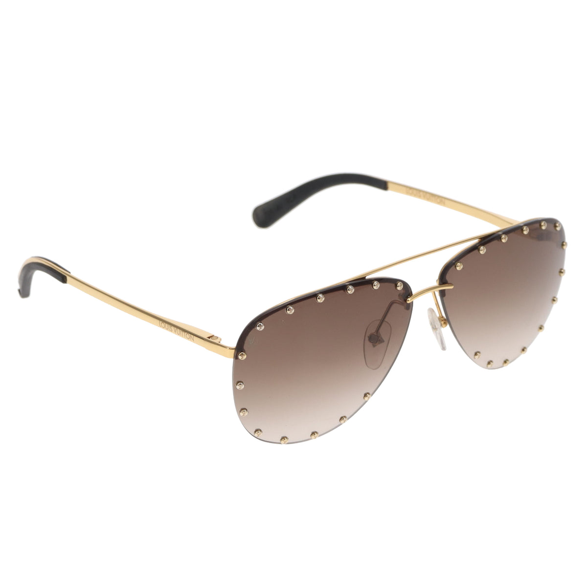 Louis Vuitton The Party Studded Aviator Sunglasses Z0914U