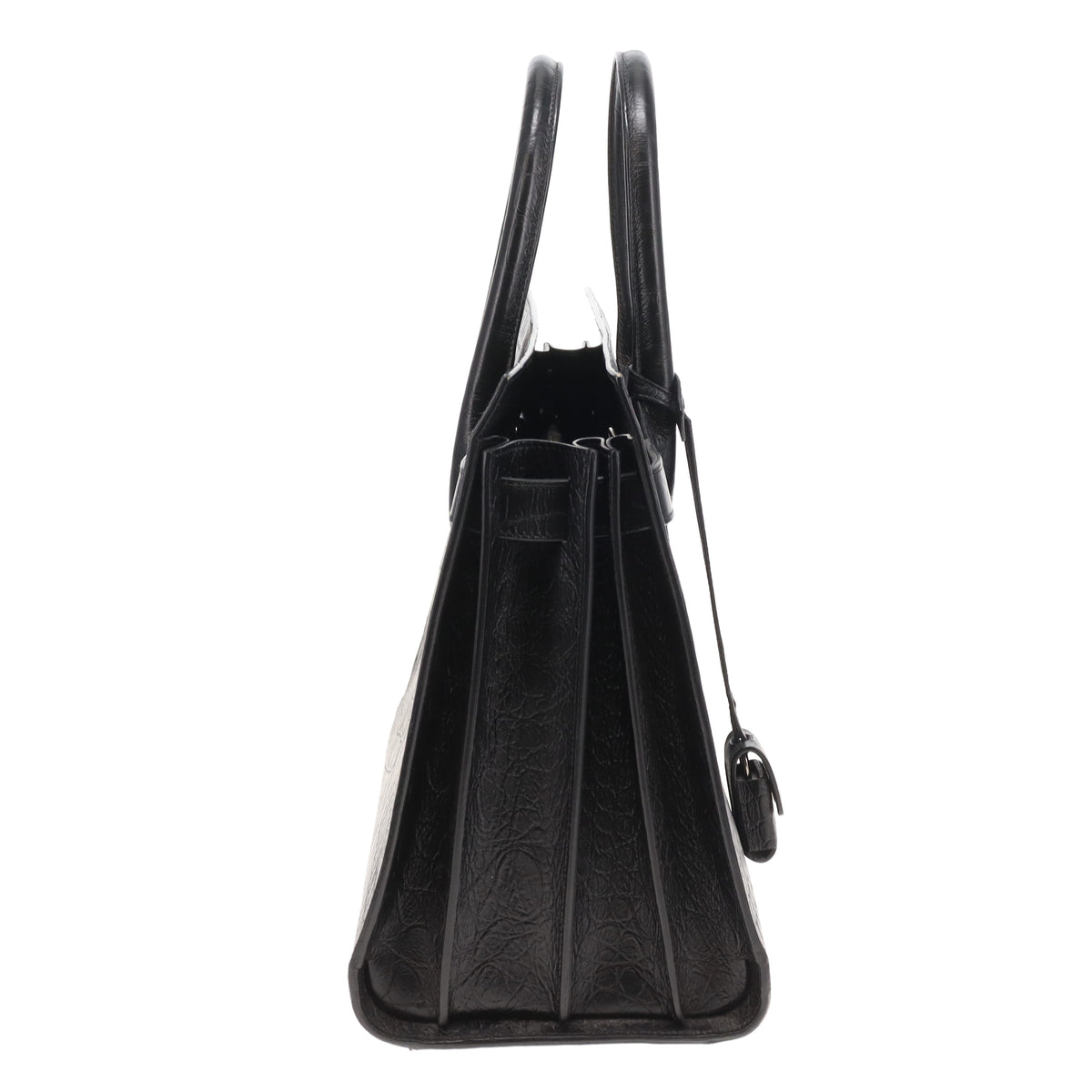 Saint Laurent Sac Du Jour Black Croc Embossed