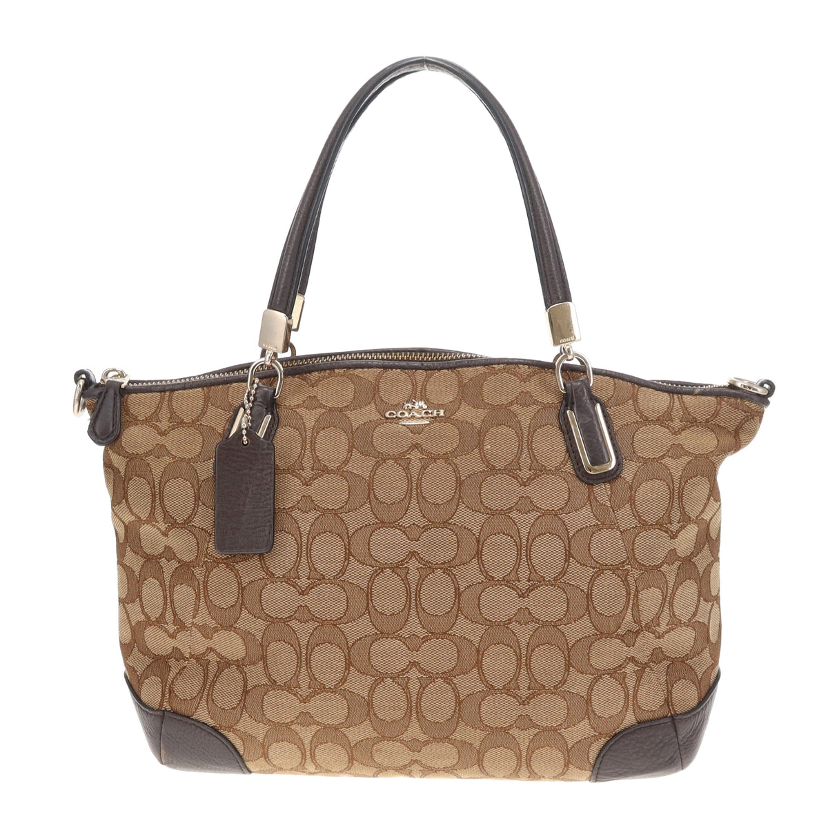 Coach Signature Kelsey Satchel Brown