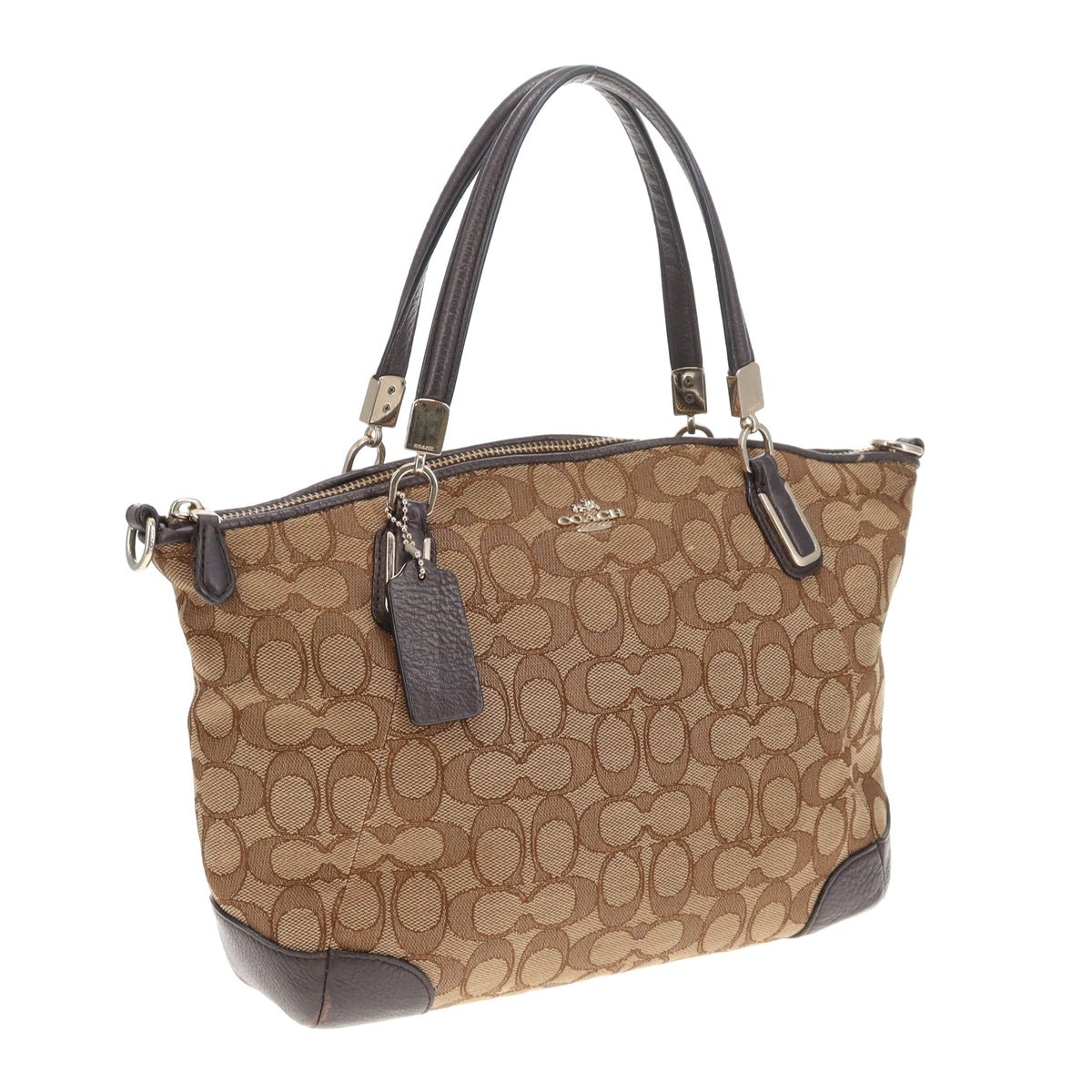 Coach Signature Kelsey Satchel Brown