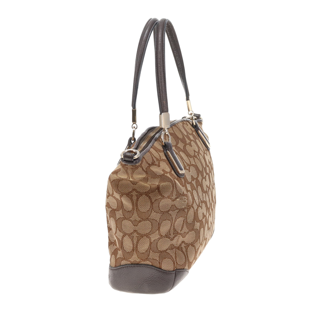 Coach Signature Kelsey Satchel Brown