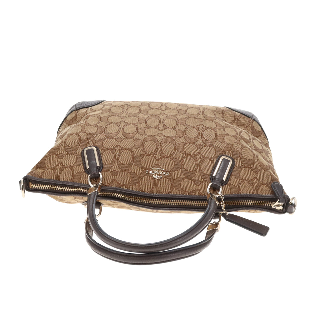Coach Signature Kelsey Satchel Brown
