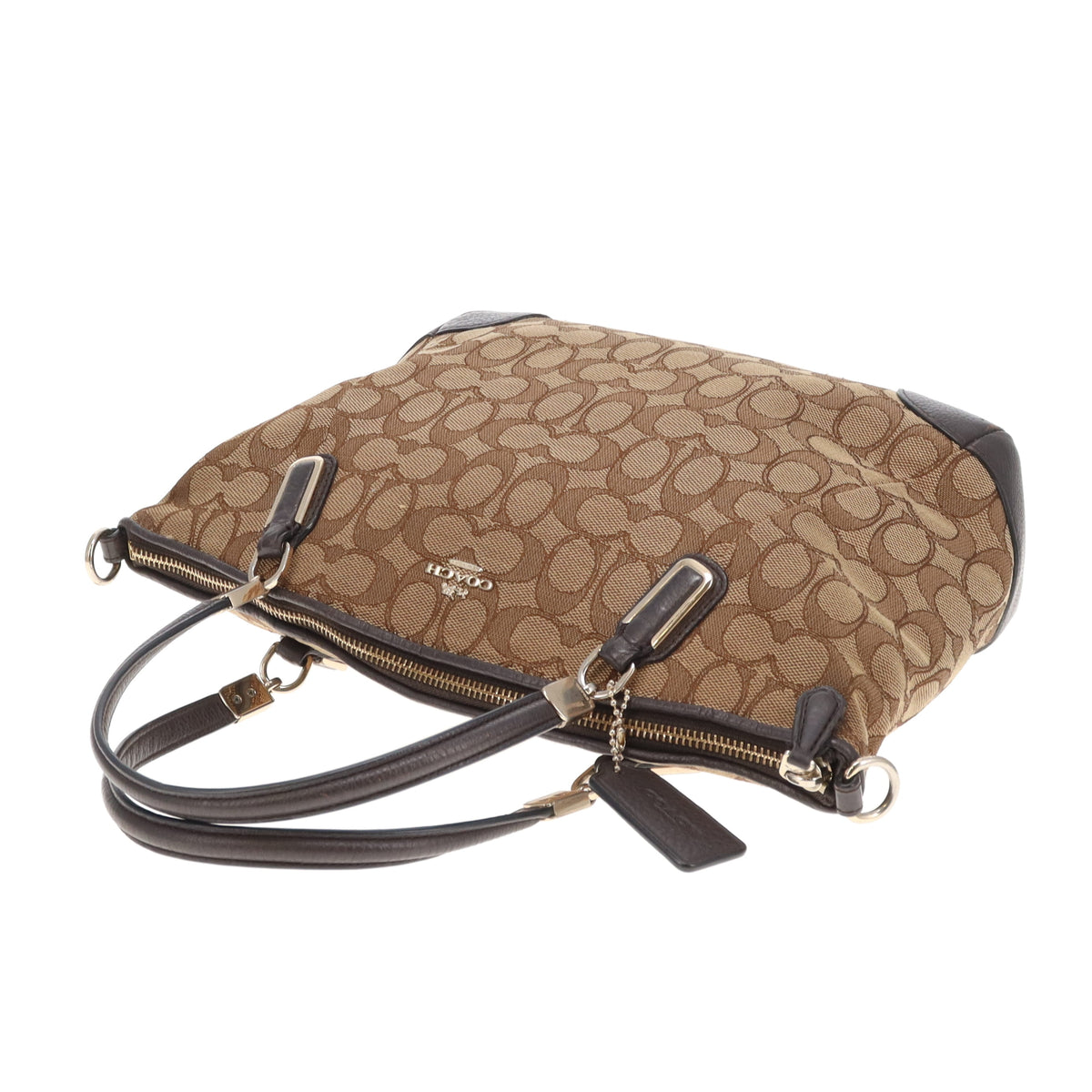 Coach Signature Kelsey Satchel Brown