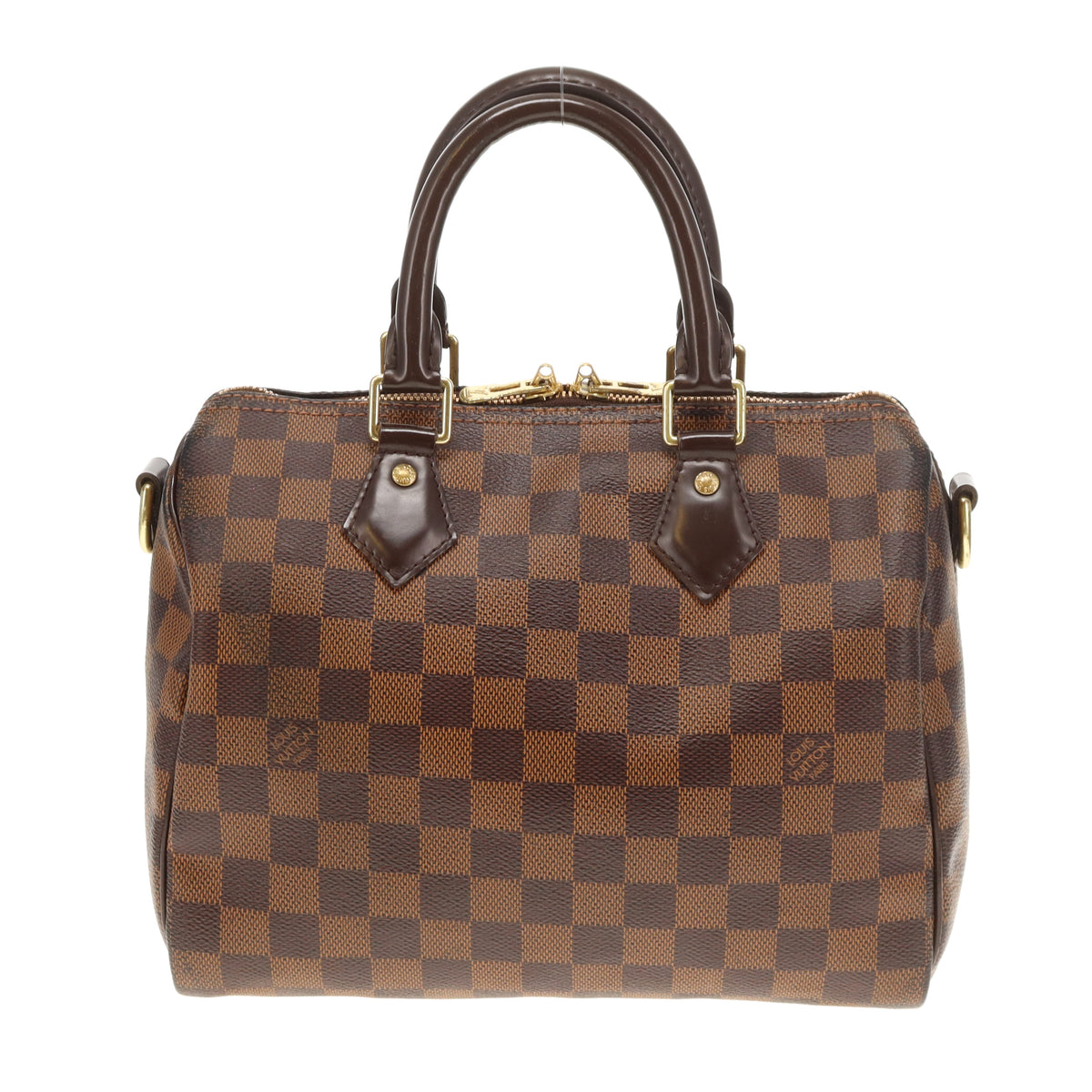 Louis Vuitton Speedy 25 Bandouliere Damier Ebene CT0158