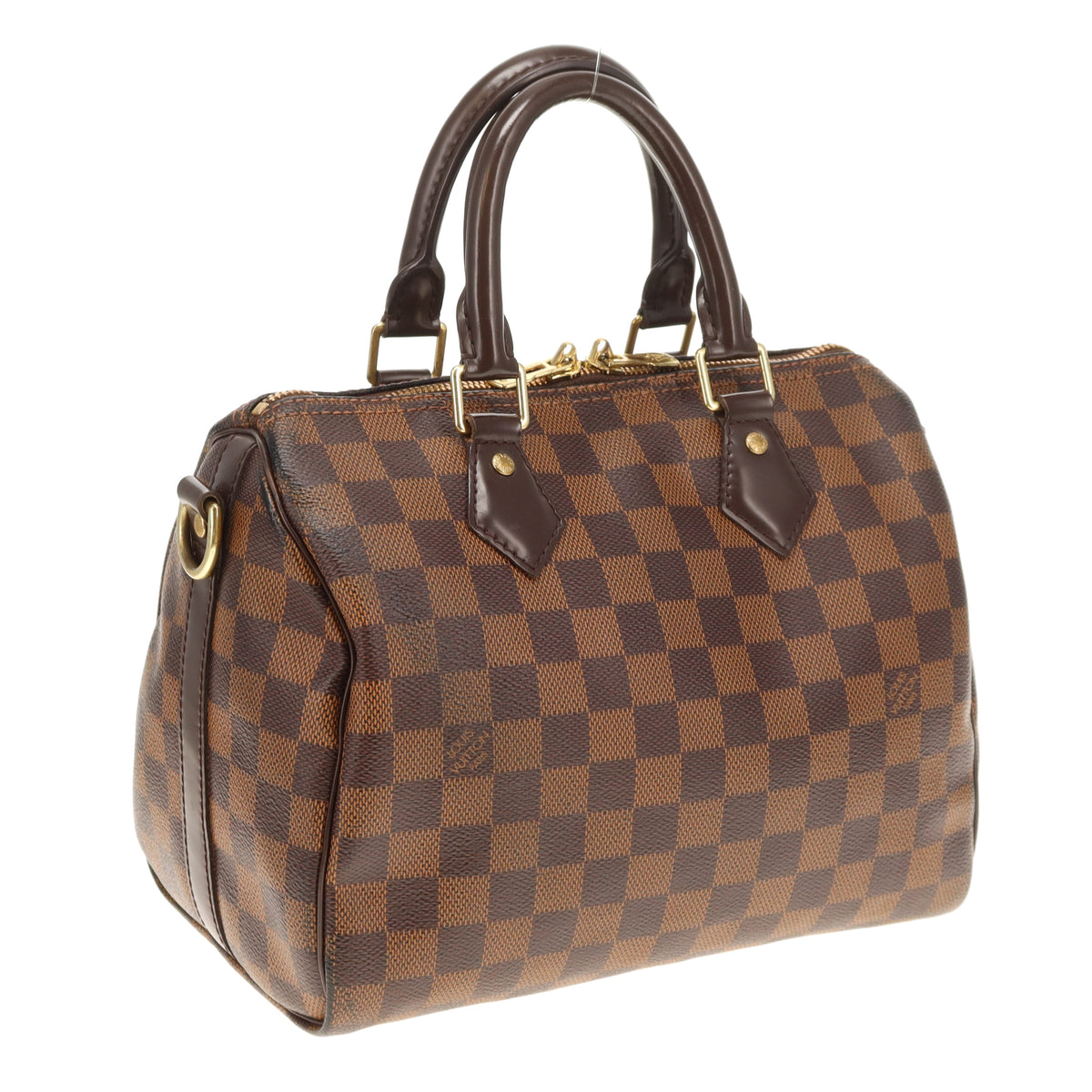 Louis Vuitton Speedy 25 Bandouliere Damier Ebene CT0158