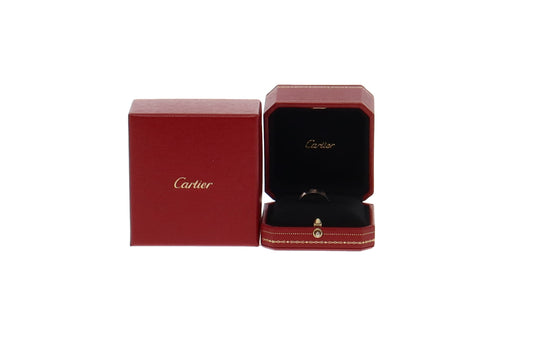 Cartier 18k White Gold Love Wedding Band Size 57