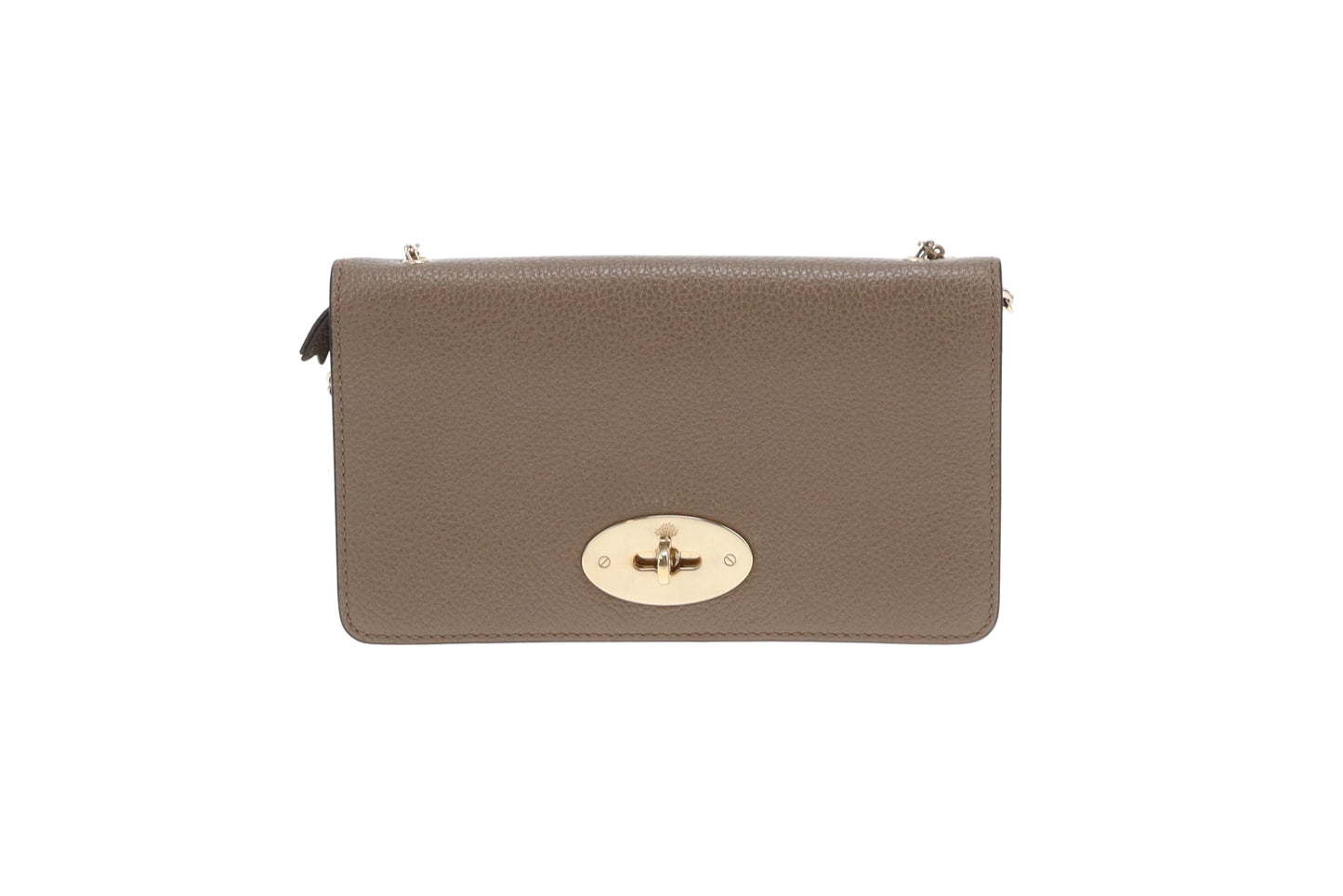 Mulberry Bayswater Clutch On Chain Clay GHW