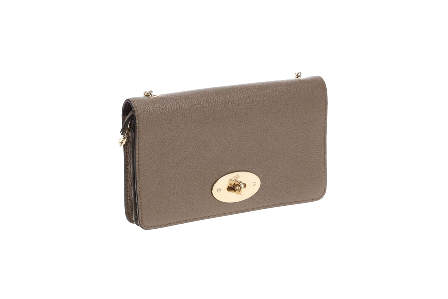 Mulberry Bayswater Clutch On Chain Clay GHW