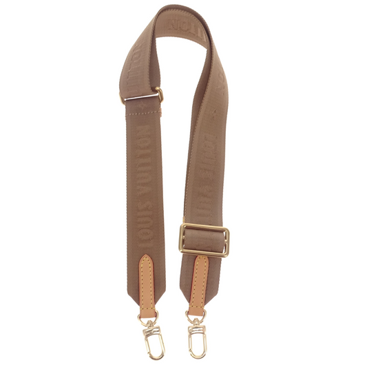 Louis Vuitton Bandouliere Strap Tan Logo Canvas GHW