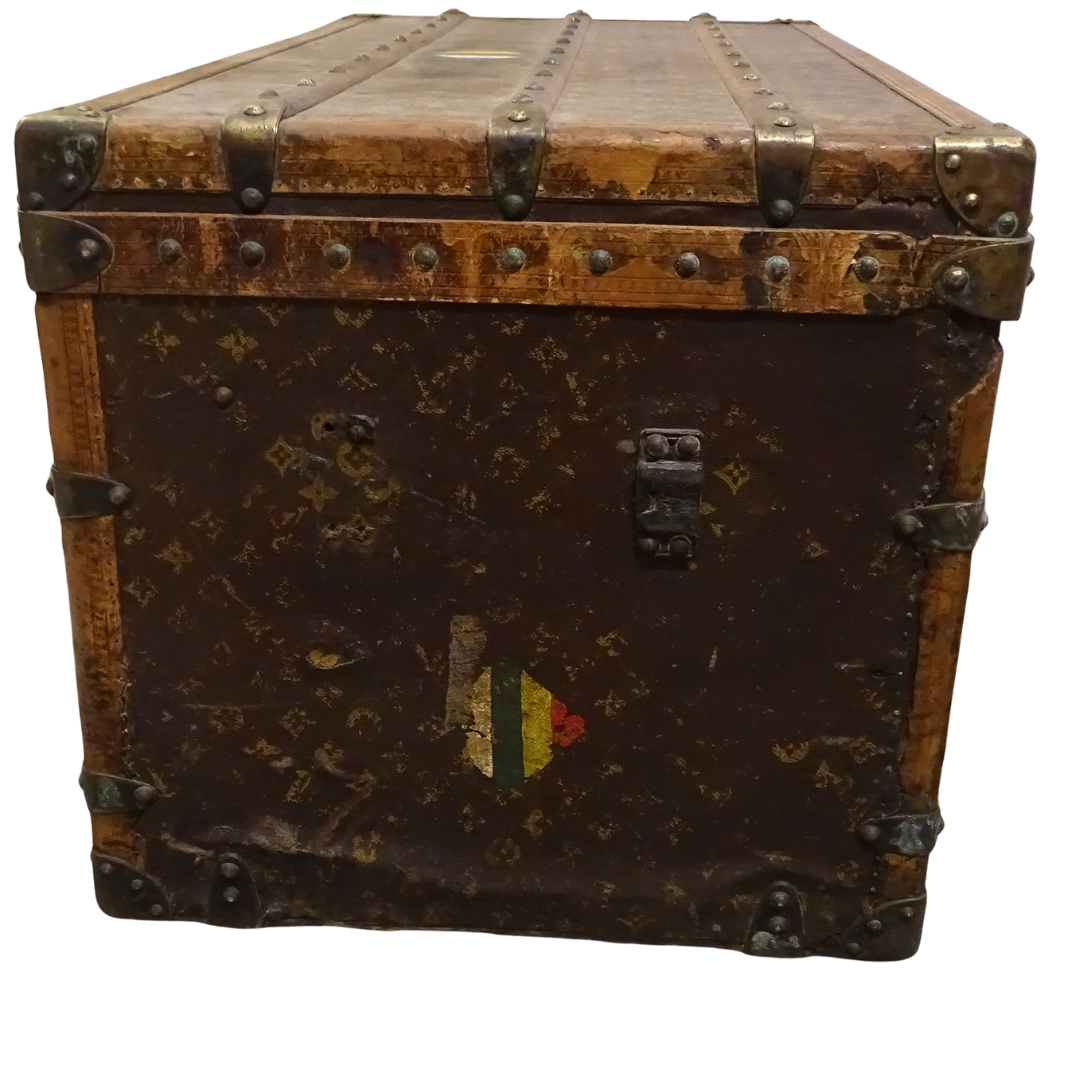 Louis Vuitton Antique Steamer Trunk 1920's - 1930's