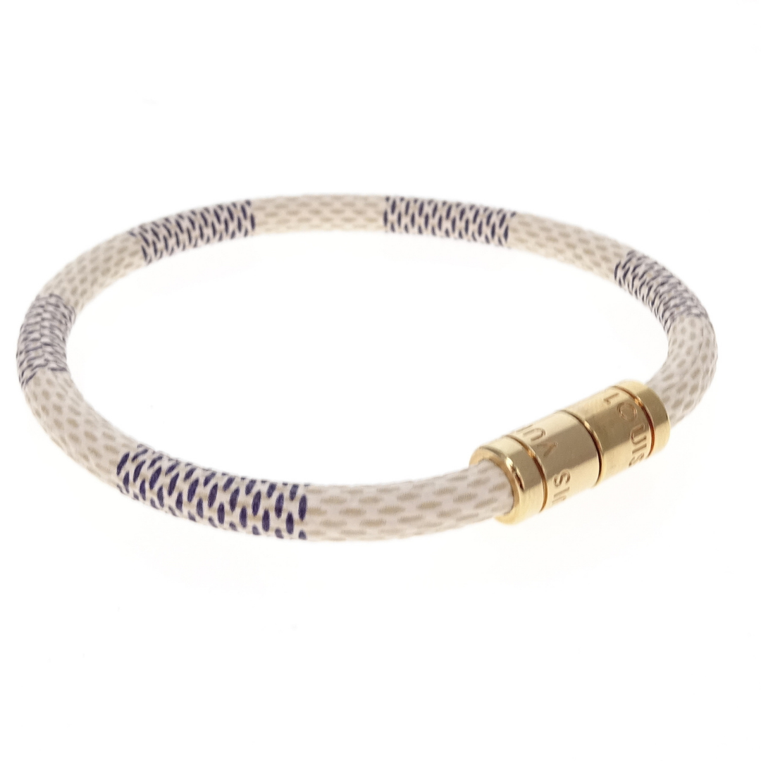 Louis Vuitton Keep It Bracelet In Damier Azur