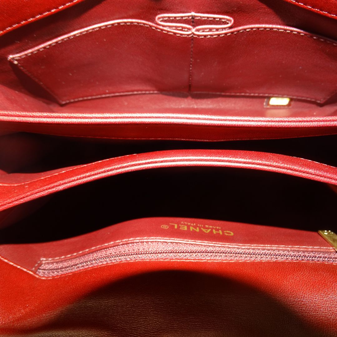 Chanel Trendy Small Burgundy Lambskin GHW 2015/16