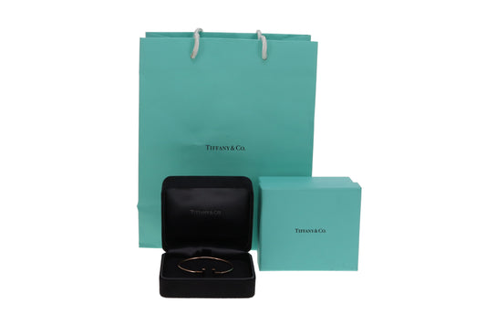 Tiffany & Co T Wire Bracelet Medium Model 18K Rose Gold (Small)
