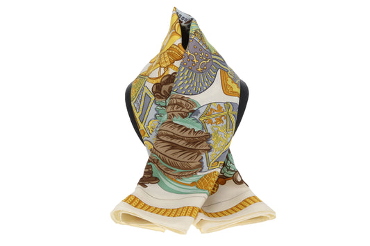 Hermes Armets en Panache Scarf 90x90 100% Silk