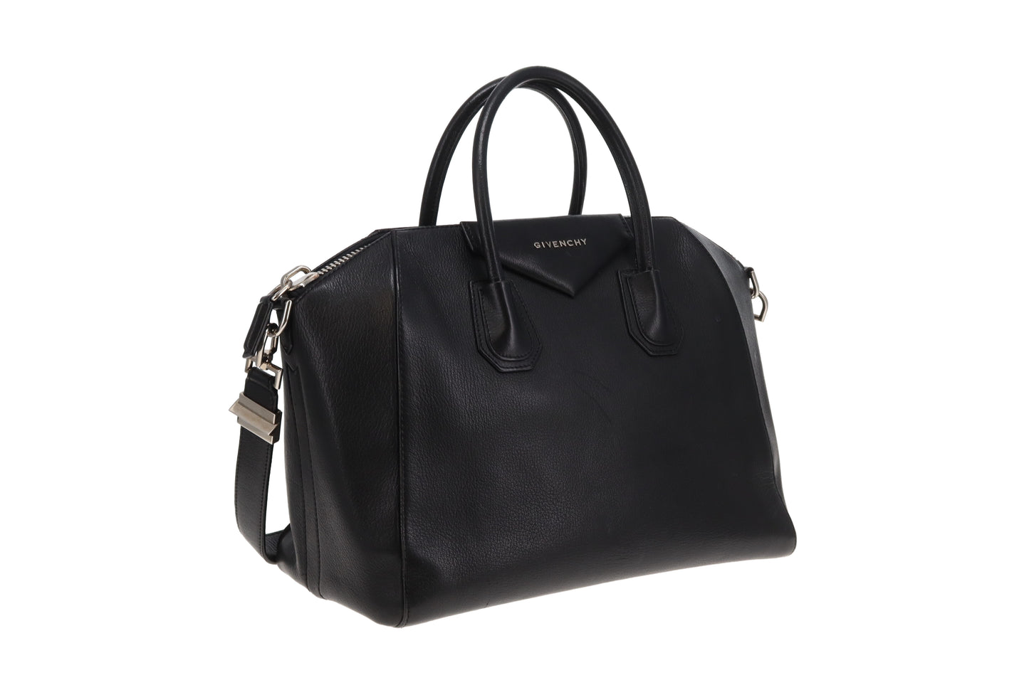 Givenchy Antigona Medium Black Goatskin