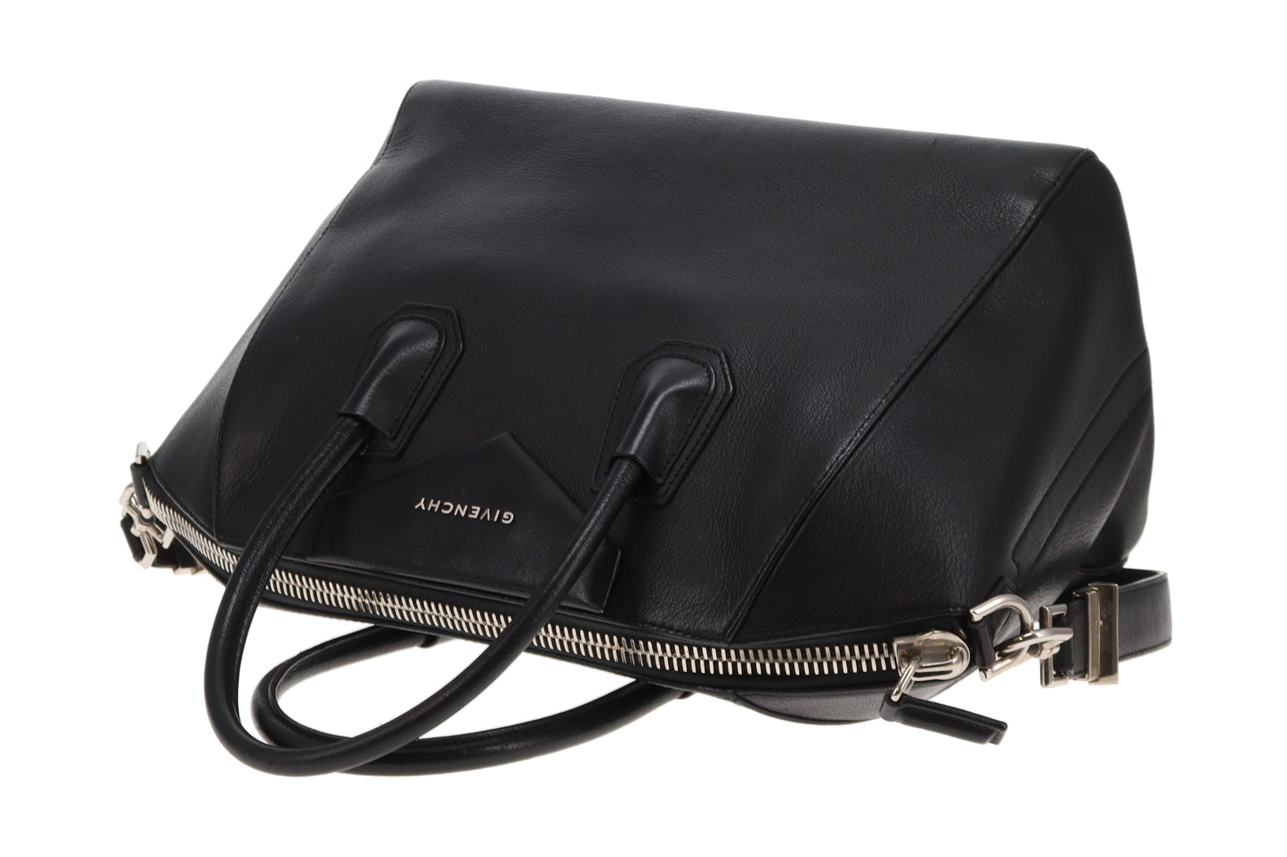 Givenchy Antigona Medium Black Goatskin