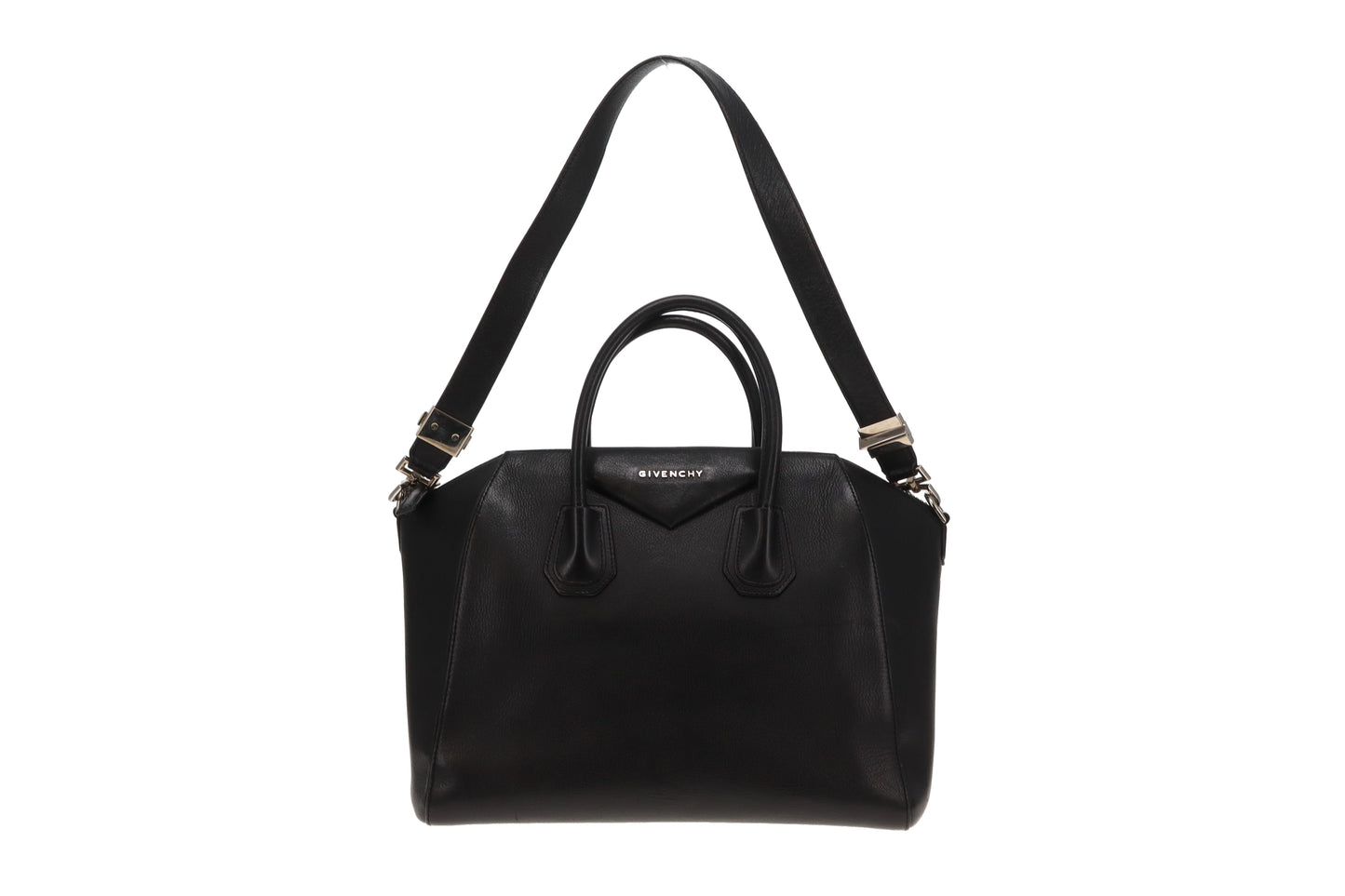 Givenchy Antigona Medium Black Goatskin