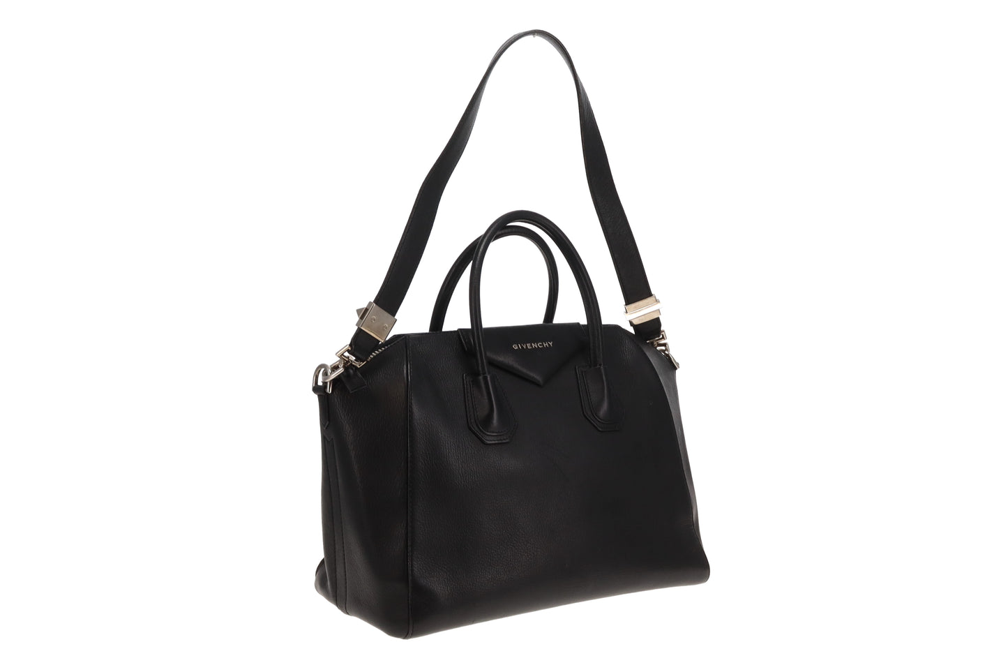 Givenchy Antigona Medium Black Goatskin