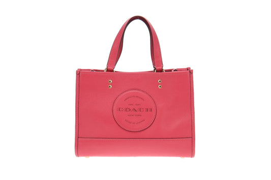 Coach Pink Leather Dempsey Tote Bag
