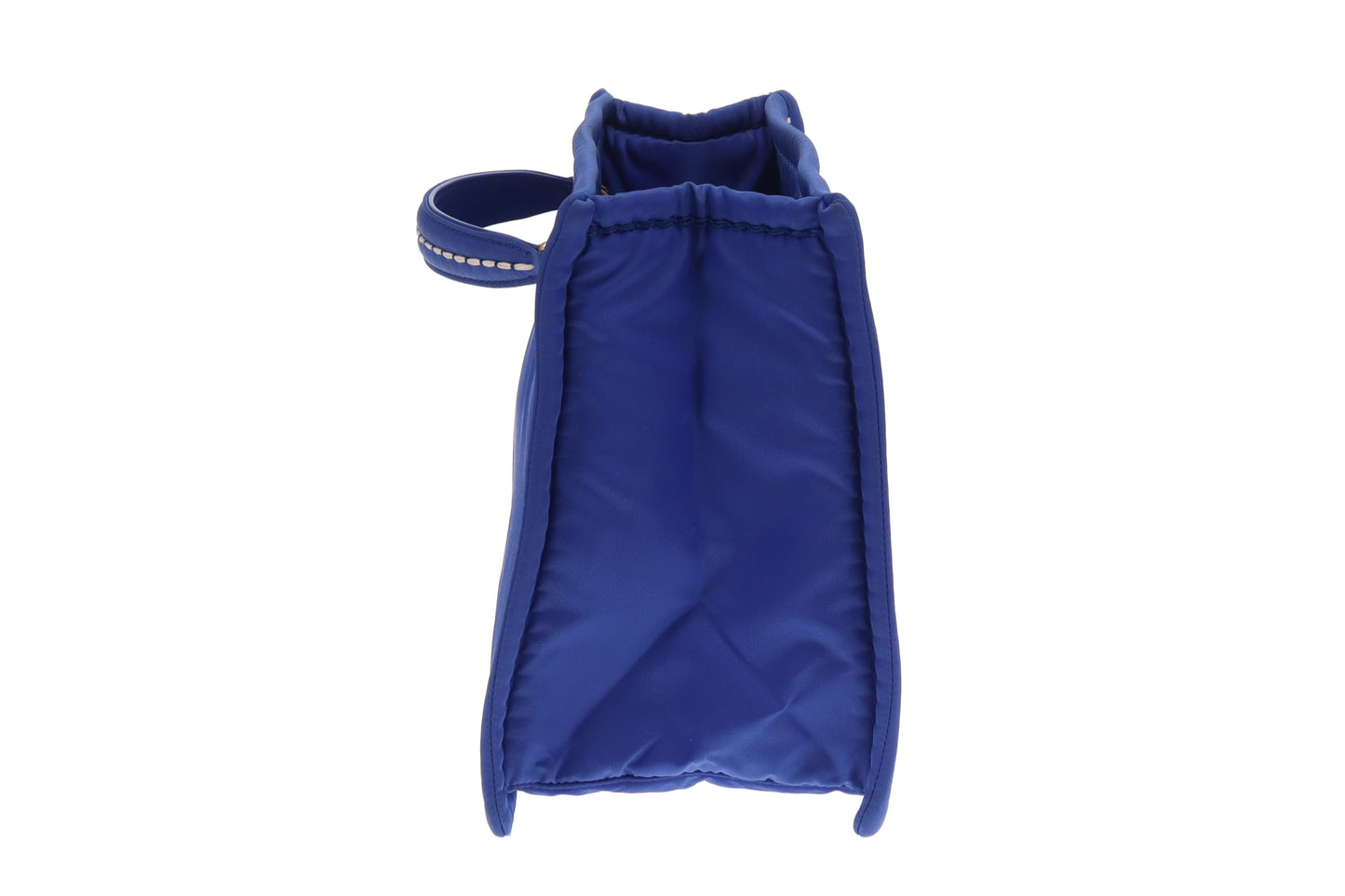 Prada Tote Indaco Nylon Contrast Stitch