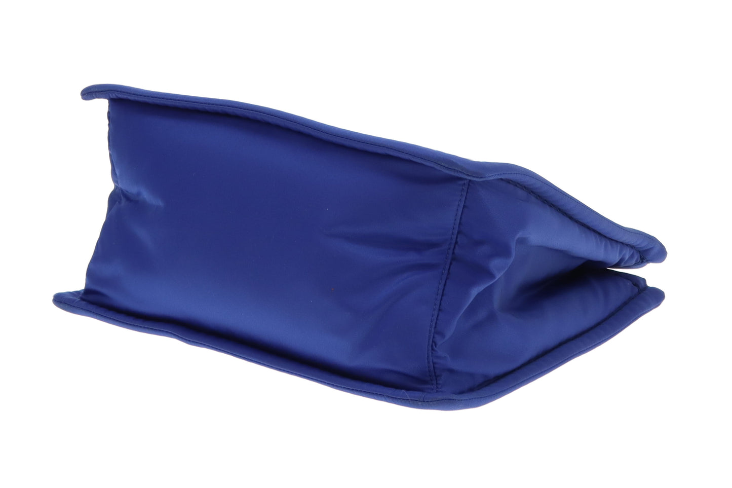 Prada Tote Indaco Nylon Contrast Stitch