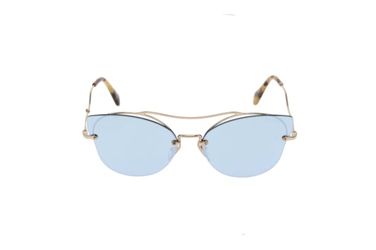 Miu Miu Mirror Sunglasses With Blue Hue SMU52s