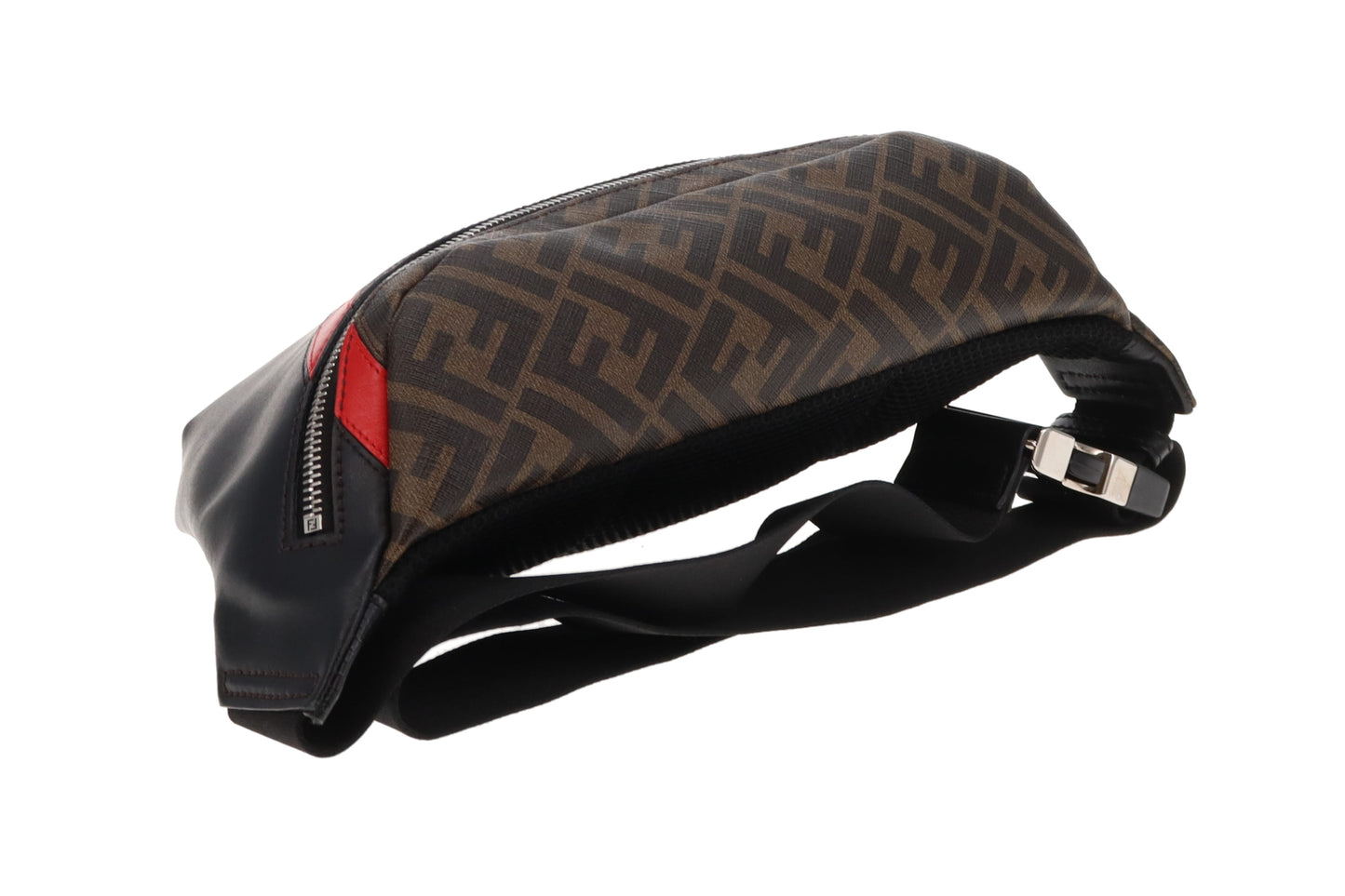 Fendi Belt Bag Zucca and Navy/Red Stripe