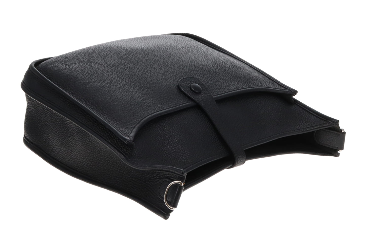 Hermes Evelyne III GM Black Clemence Leather With Palladium Hardware 2017