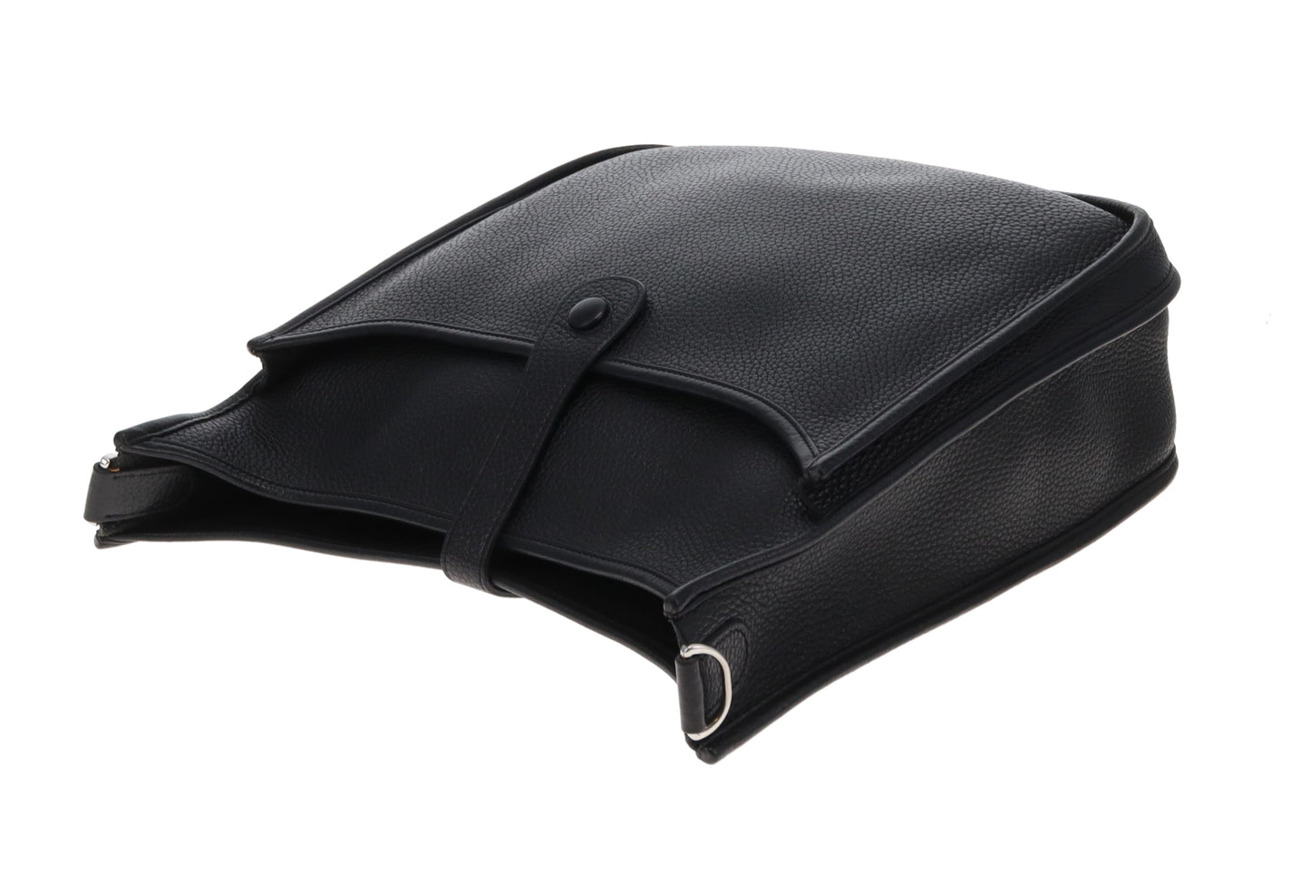 Hermes Evelyne III GM Black Clemence Leather With Palladium Hardware 2017