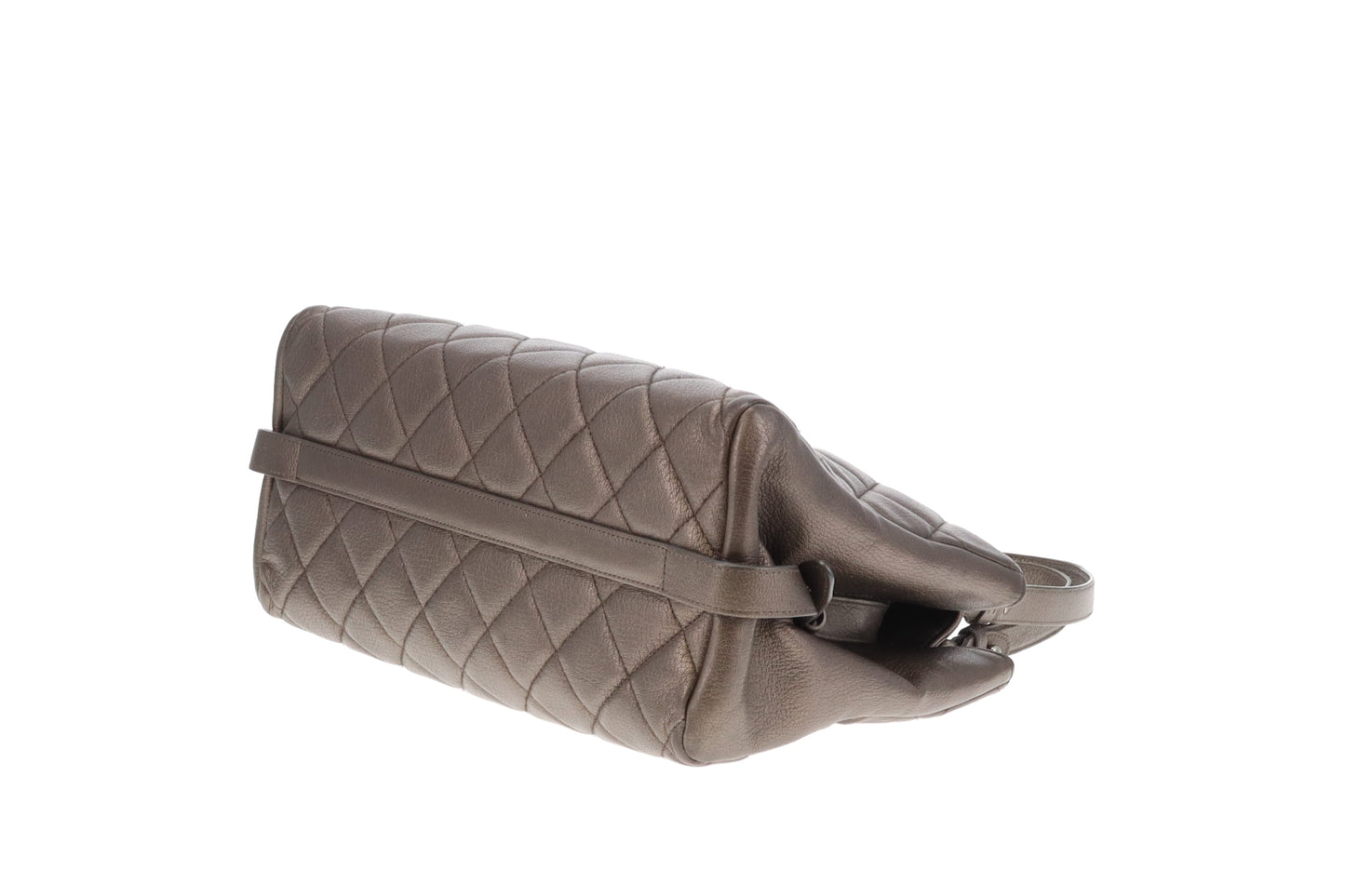 Chanel City Rock Shopping Tote In Metallic Goatskin 2015/16