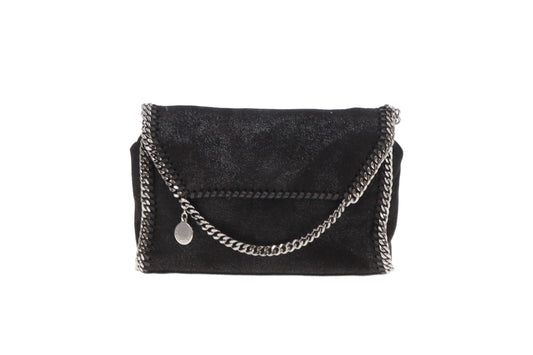 Stella McCartney Midnight Black Falabella Mini Crossbody Bag