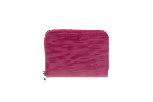 Louis Vuitton Epi Leather Zippy Magenta Coin & Card Case