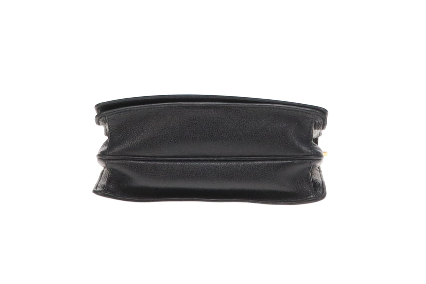 Prada Black Vitello Daino Flap Crossbody Bag