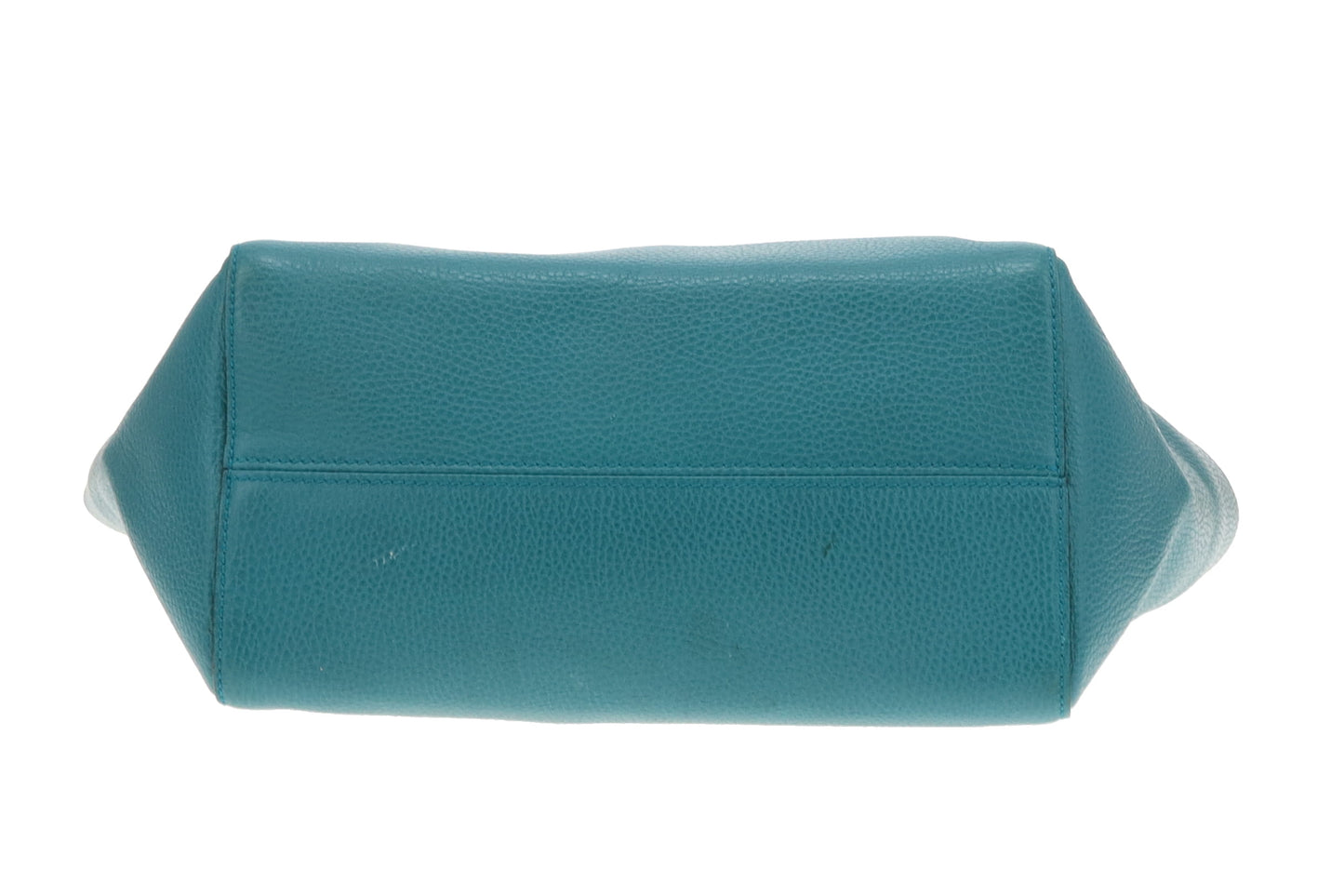 Gucci Teal Leather Swing Tote