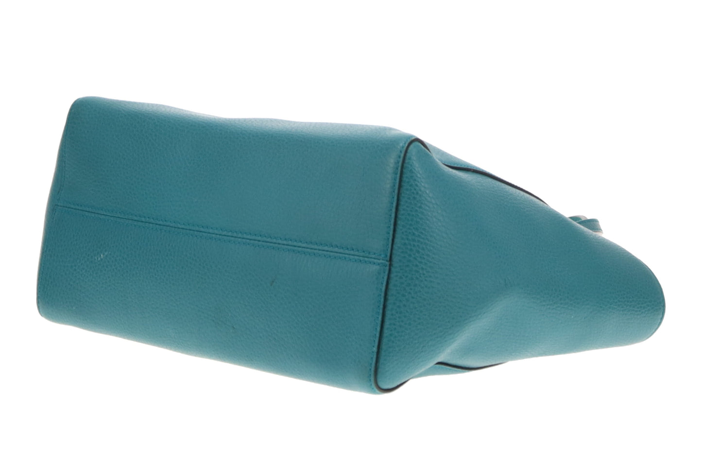 Gucci Teal Leather Swing Tote