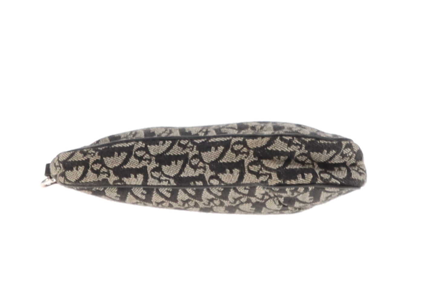 Dior Black/Grey Oblique Mini Saddle Pochette