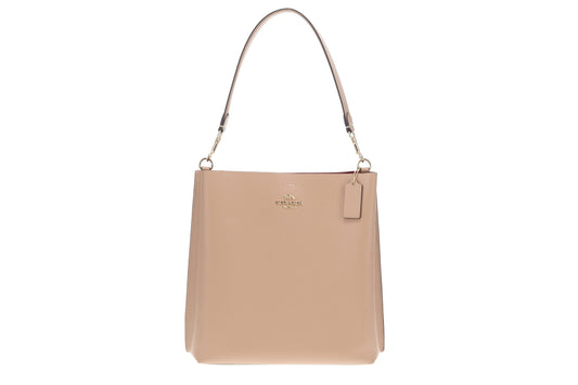 Coach Beige Leather Town Bucket Bag