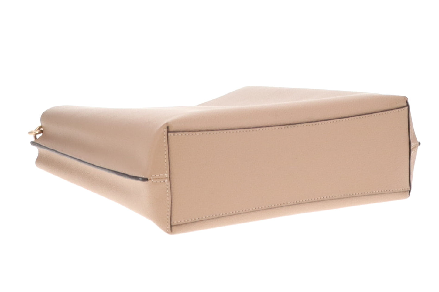 Coach Beige Leather Town Bucket Bag