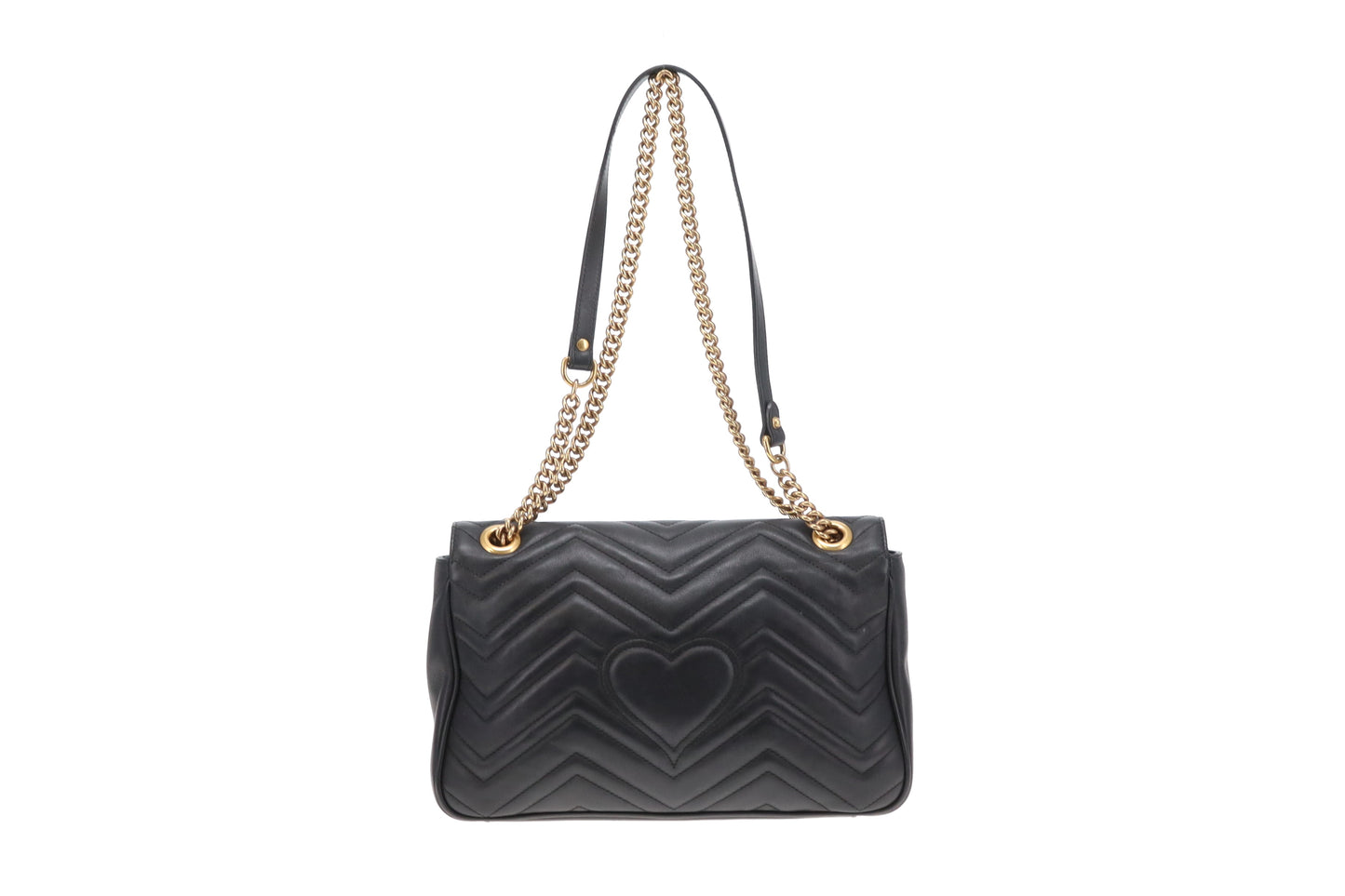 Gucci Marmont Medium Black Matelasse Leather