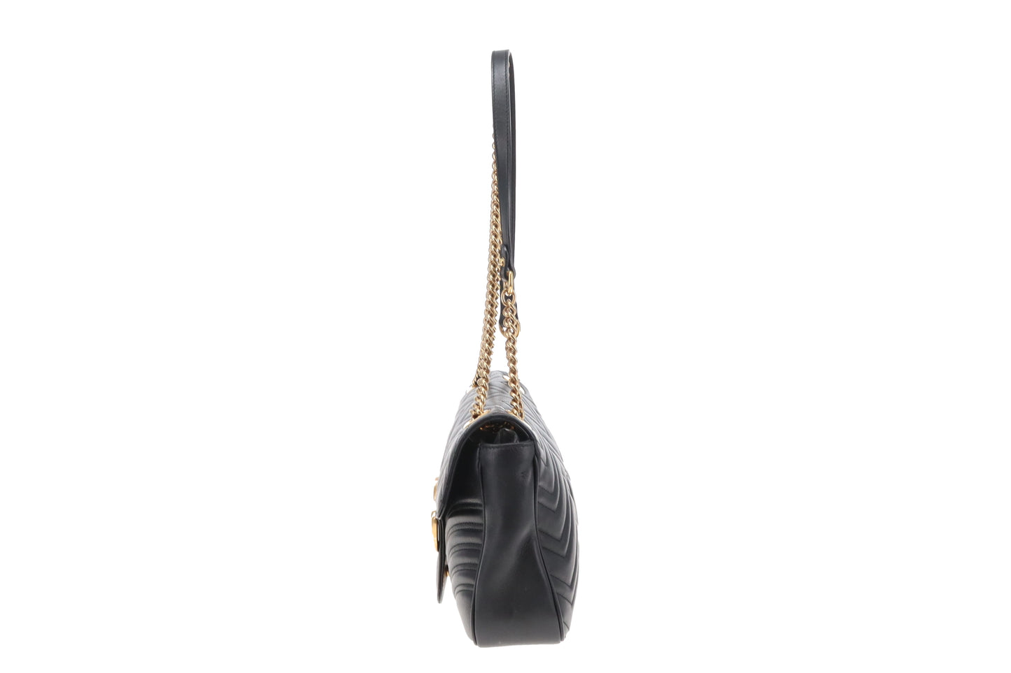 Gucci Marmont Medium Black Matelasse Leather