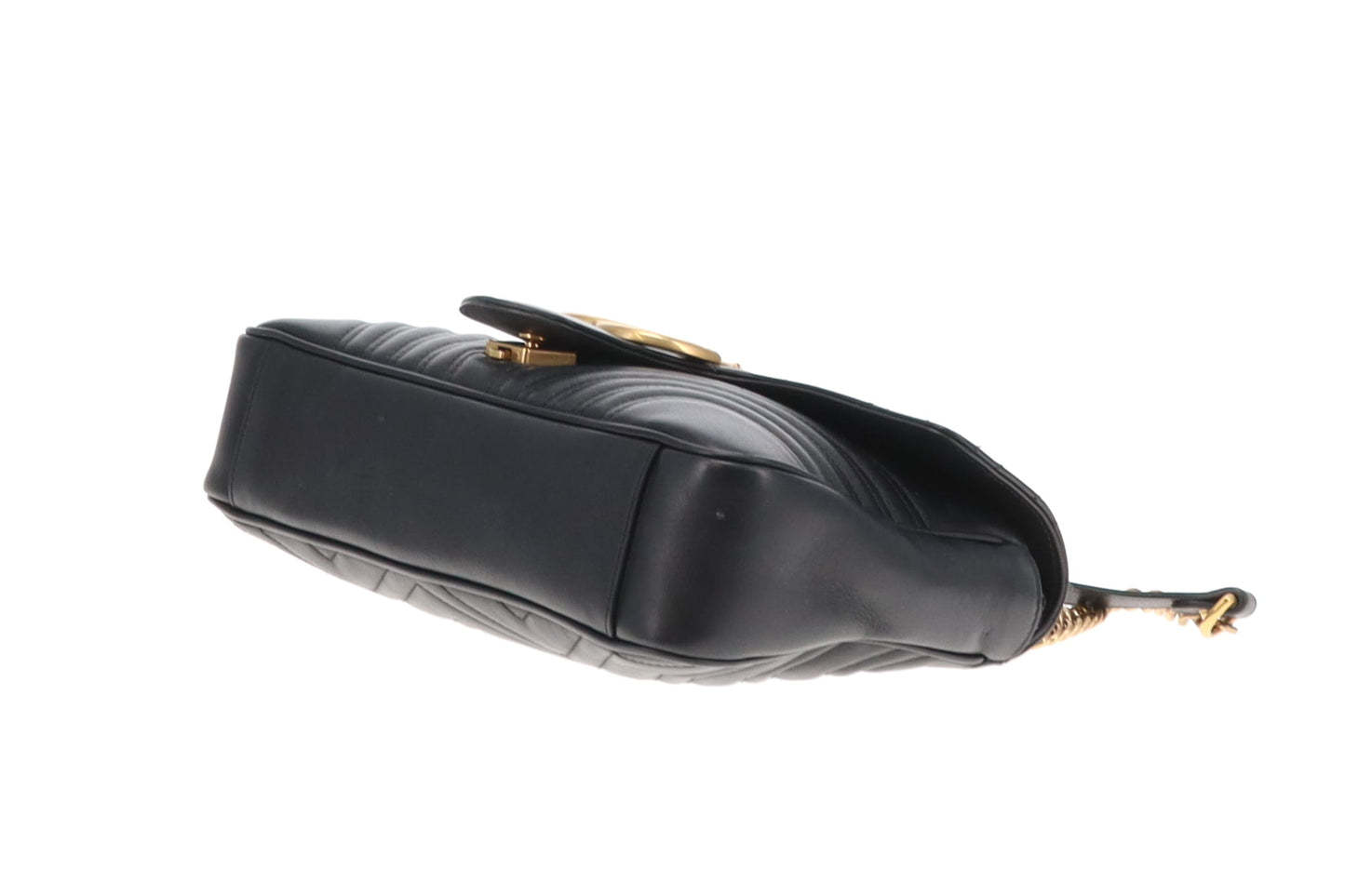 Gucci Marmont Medium Black Matelasse Leather
