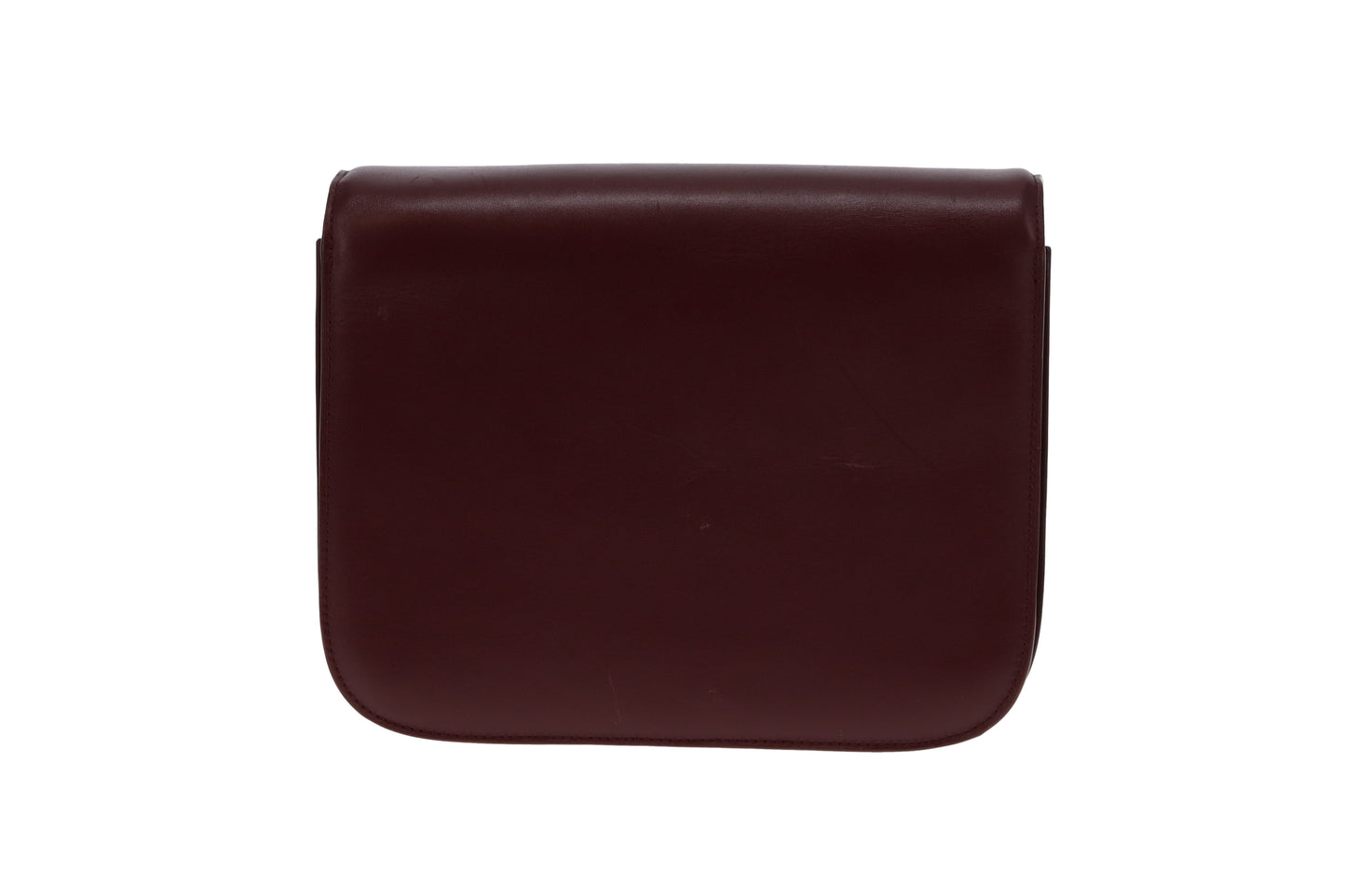Celine Box Bag Medium Burgundy
