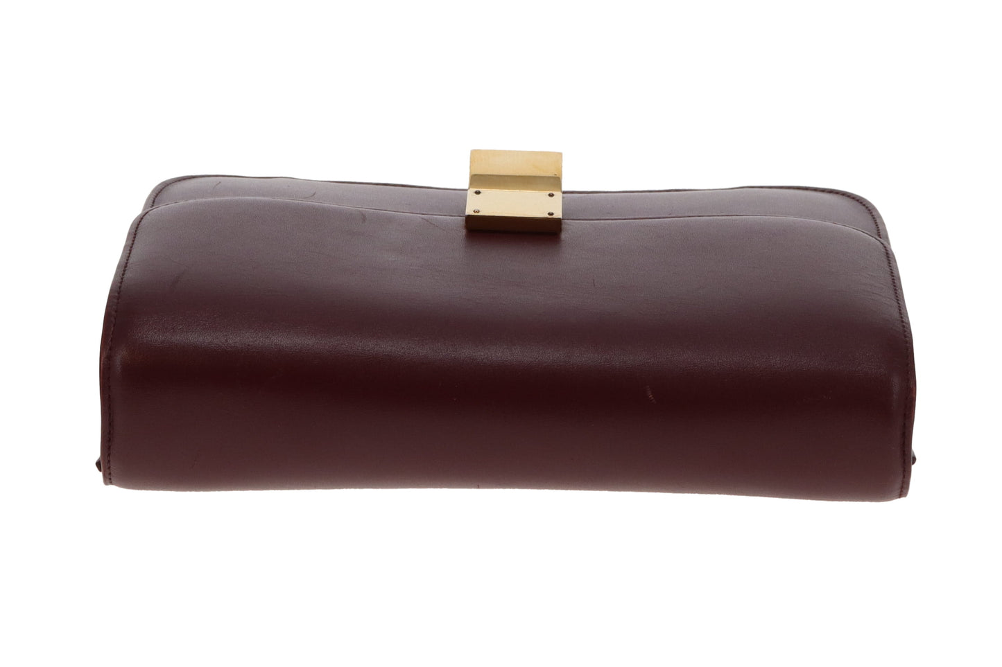 Celine Box Bag Medium Burgundy