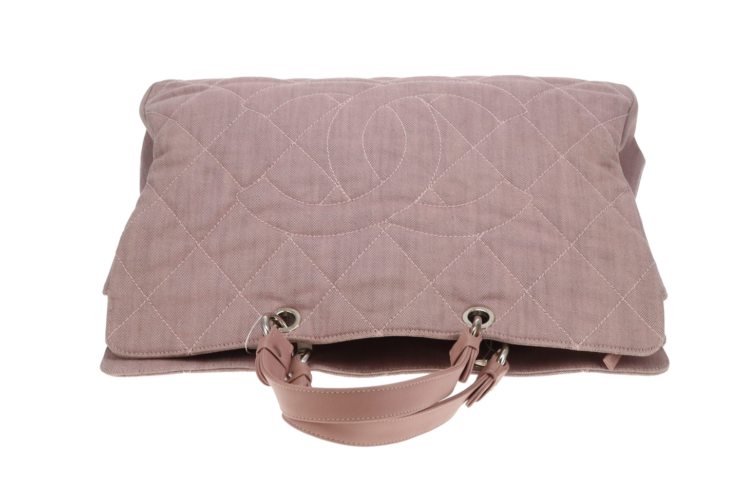 Chanel Tote Large Quilted Denim Pink 2008/09