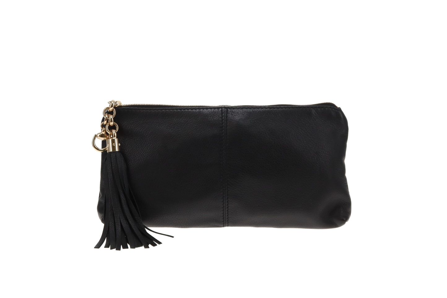 Gucci Horsebit Clutch Black Leather GHW